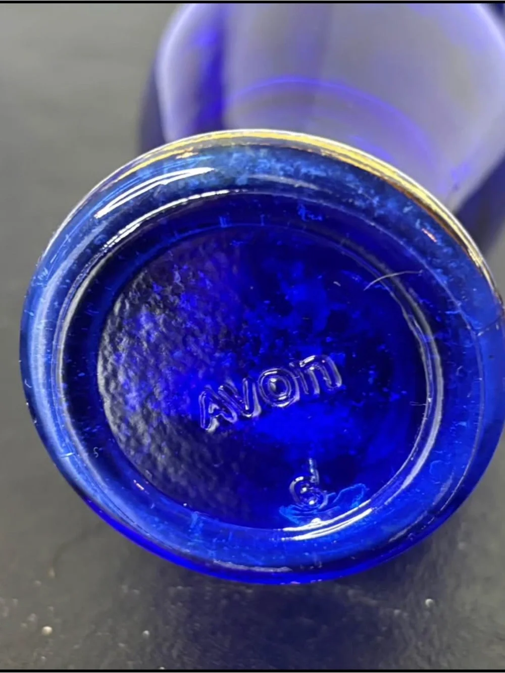 Lot of 5 Different Cobalt Blue Glass Pieces pre-owned